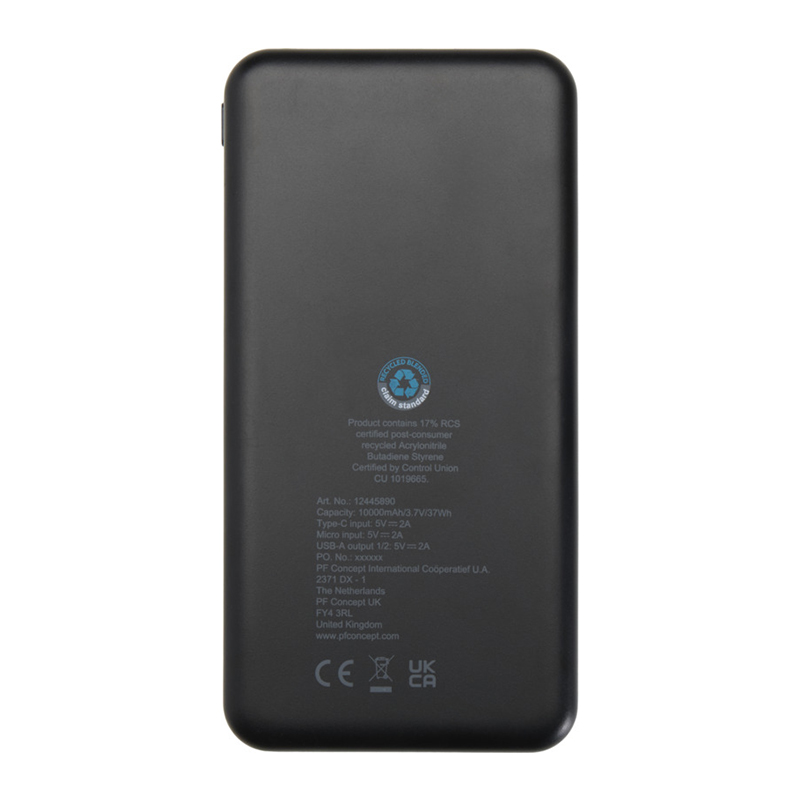 Powerbank af genanvendt plast - Billede 2